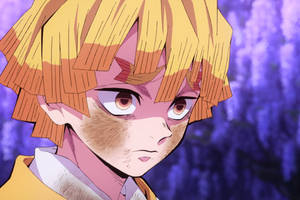 Zenitsu Kichwa cha Grubby — Zenitsu wa kimetsu no yaiba Picha ya Ukuta