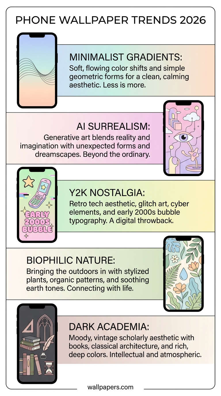 Phone Wallpaper Trends — 2026 infographic