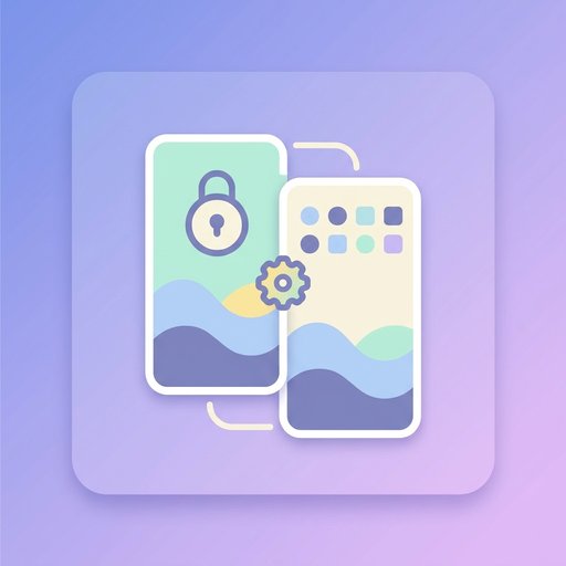 Skrini ya Kufunga + Skrini ya Nyumbani | wallpaper image tool preview